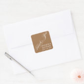 SCRIPT BRUILOFT BEDANKT LABELS (Envelop)