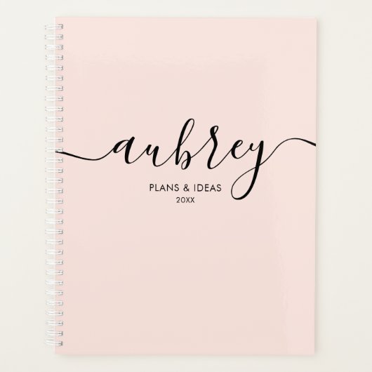 Script Calligraphie moderne Blush rose (Devant)
