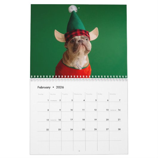 Script Calligraphie Nouveau Mer Calendrier photo | (Feb 2026)