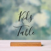 Script Calligraphie Réservé Mariage de table pour  (Neutre)