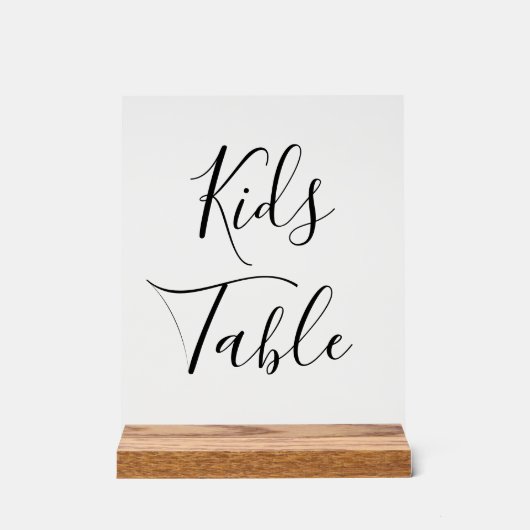 Script Calligraphie Réservé Mariage de table pour  (Recto)