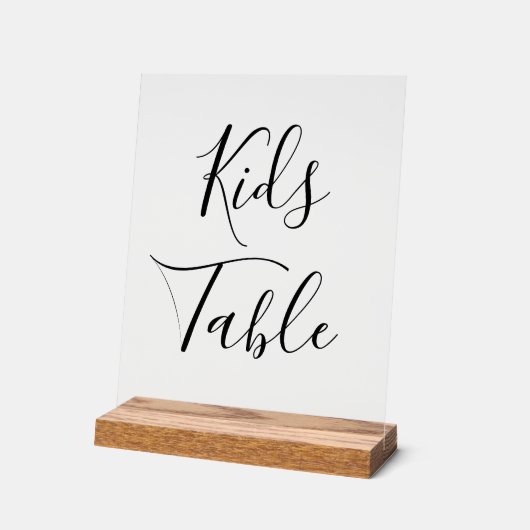 Script Calligraphie Réservé Mariage de table pour (Angle)