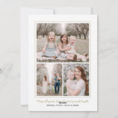 Script Carte de Noël pleine photo (Dos)