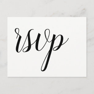 Script carte postale rsvp de mariage moderne