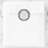Script Chalkboard Gedrukt Fles Canning Jar Label (Tas)
