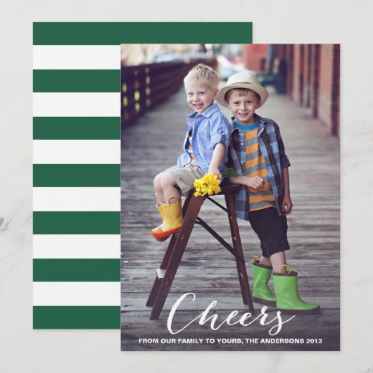 SCRIPT CHEURS | CARTE PHOTO VACANCES (Devant / Derrière)