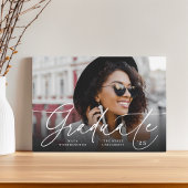 Script chic | Faire-part d'obtention d'une licence