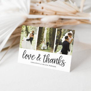 Script chic   Mariage Photo Collage Merci
