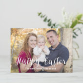 Script classique Cartes photos de Pâques couleur m (Debout devant)