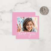 Script Coeur doux rose fille budget Carte de remer (Devant/Arrière en situation)