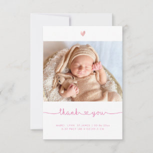 Script couleur Merci baby shower do-it-yourself
