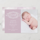 script d'accueil faire-part de naissance de brouss (Devant / Derrière)