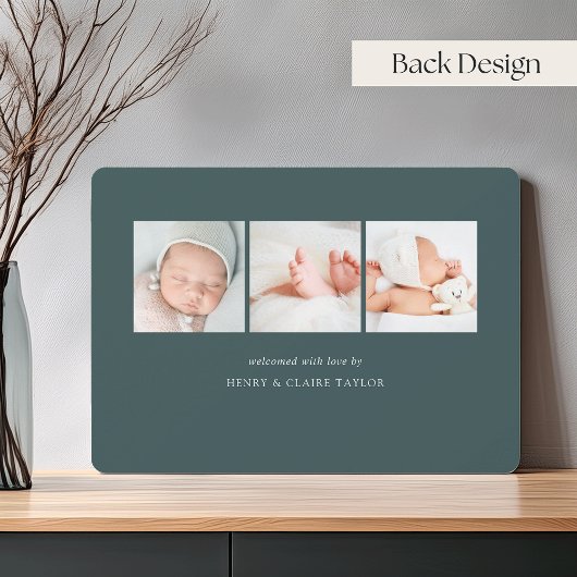 Script d'accueil | Faire-part de naissance photo