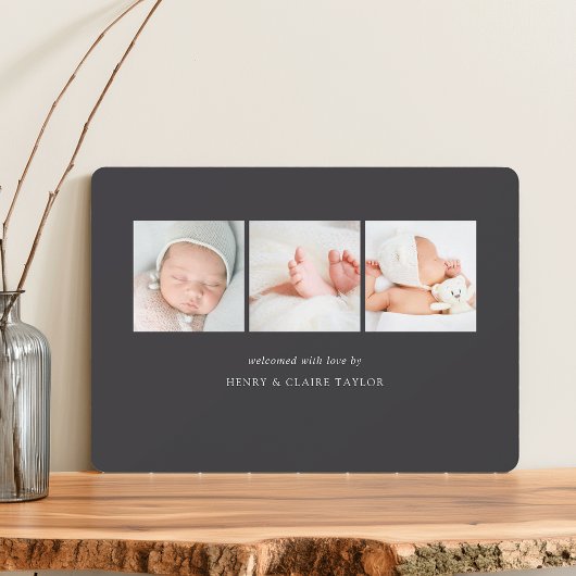 Script d'accueil | Faire-part de naissance photo