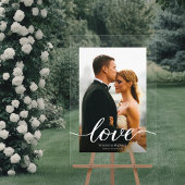 Script d'amour moderne Photo personnalisée Mariage