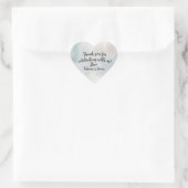 Script Dank u Hart Waterverf Sticker (Tas)