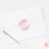 Script d'aquarelle bouillie étiquette de savon fai (Enveloppe)