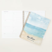 Script d'aquarelle moderne personnalisé 2025 (Devant avec enveloppe)