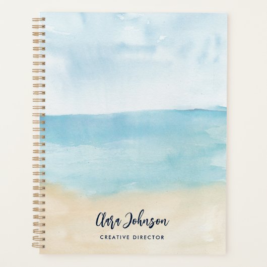 Script d'aquarelle moderne personnalisé 2025 (Devant)
