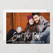 Script De Brosse Moderne Enregistrer Le Carte phot (Devant / Derrière)