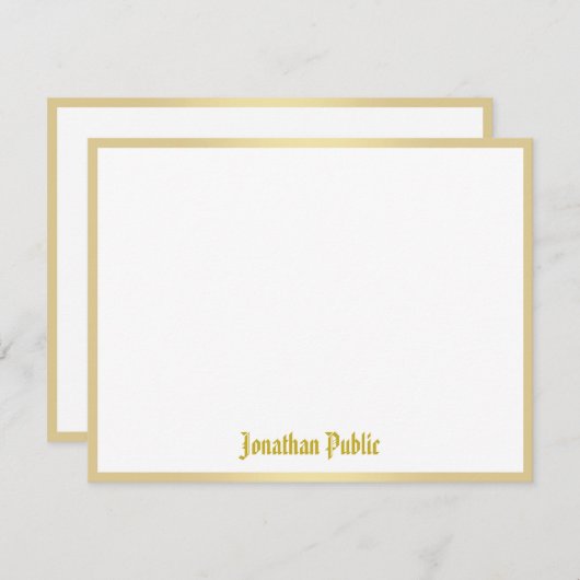 Script de calligraphie de style ancien Modèle text (Devant / Derrière)