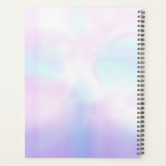 Script de calligraphie Iridescente simple et moder (Dos)