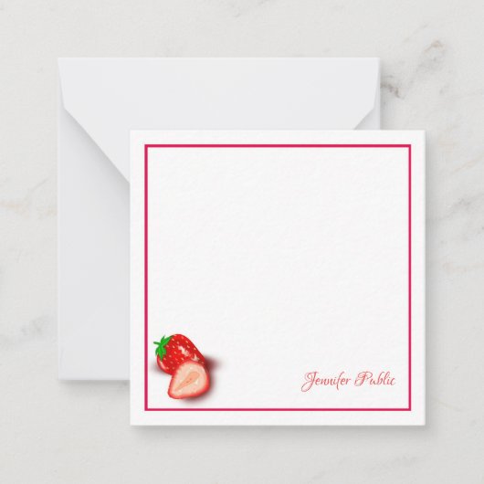 Script de calligraphie Monogramme Modèle fraise (Devant)