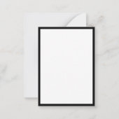 Script de calligraphie Monogramme Modèle simple (Dos)