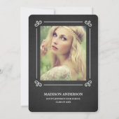 Script de calque| Invitation photo de diplôme (Dos)