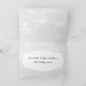 Script de carte de Noël sur vert (Intérieur)