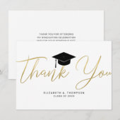 Script de Casquette Merci or chic Graduation (Devant / Derrière)