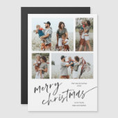 Script de collage photo simple Magnet Joyeux Noël (Devant / Derrière)