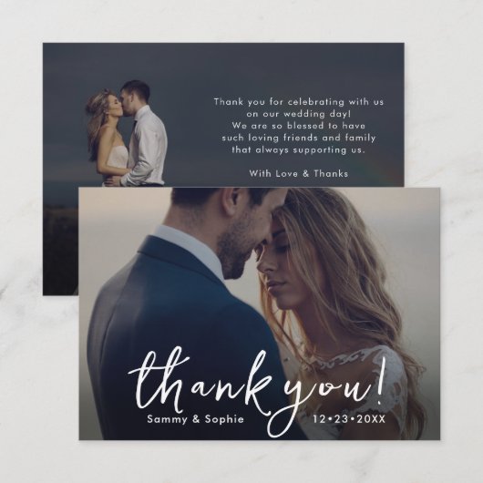 Script de couleurs DIY de PixDezines Merci (Devant / Derrière)