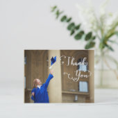 Script de diplôme - Carte postale Merci (Debout devant)