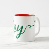 Script De Joie De Mug De Vacances Avec Accent Holl (Devant droit)