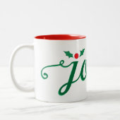 Script De Joie De Mug De Vacances Avec Accent Holl (Gauche)