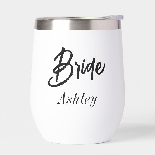 Script de mariée Mariage noir blanc (Gauche)