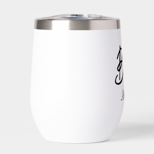 Script de mariée Mariage noir blanc (Avant)