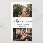 Script de Merci photo Décontracté de deuxième cycl (Devant / Derrière)