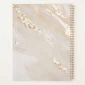 Script de monogramme de marbre d'huile d'or person (Dos)