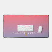 Script de monogramme de nom ombré violet (Clavier et souris)