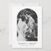 script de noël arche vacances mariage faire-part (Devant)