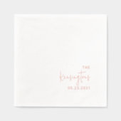 Script de nom de famille du Mariage personnalisé (Recto)