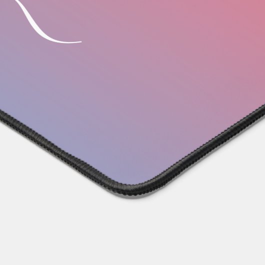 Script de nom de monogramme Ombre violet (Coin)