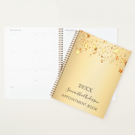 Script de nom Gold stars 2026 (Devant avec enveloppe)