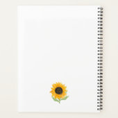 Script de nom personnalisé de tournesol rustique m (Dos)
