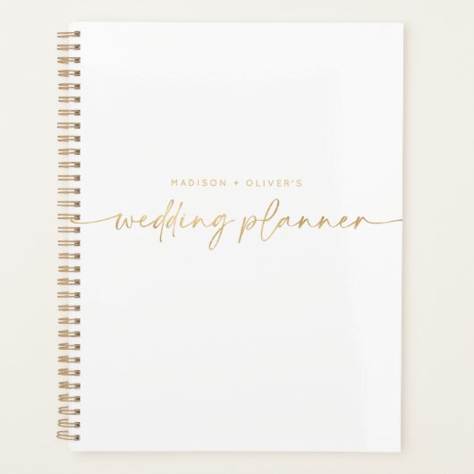 Script de Parties scintillant or Wedding planner m (Devant)