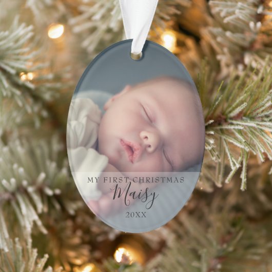 Script de photos de bébé pour le premier Noël Fête (Arbre)