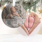 Script de photos de mon premier bébé de Noël