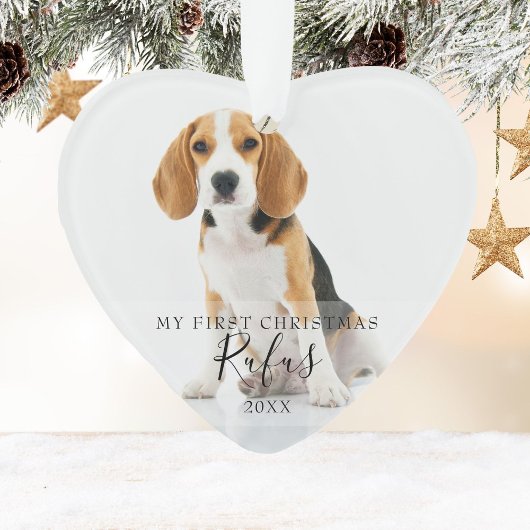 Script de photos de Noël pour le premier chien de 